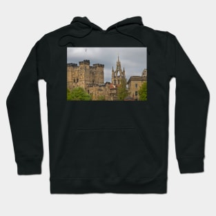 Newcastle upon Tyne cathedral and 'new' castle Hoodie